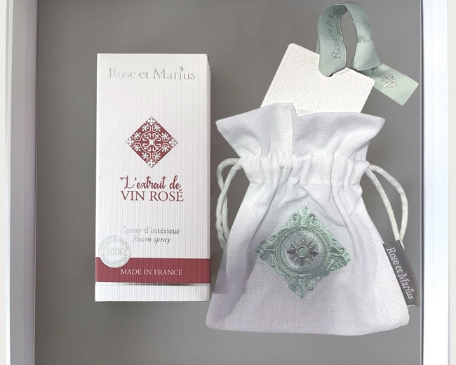 COFFRET VIN ROSE Набор спрей парфюмированный 100 мл , диффузор керамический, подарочная коробка