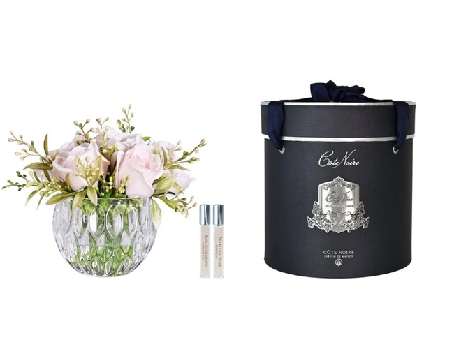 Round Summer Roses French pinkДиффузор букет роз, розовый, круглая рифленая ваза, спрей 10 мл*2шт Round Summer Roses French pinkДиффузор букет роз, розовый, круглая рифленая ваза, спрей 10 мл*2шт
