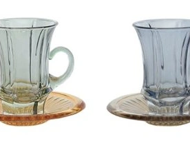 ADA TEA PAIRНабор чайных пар 6шт, хрусталь, H 10