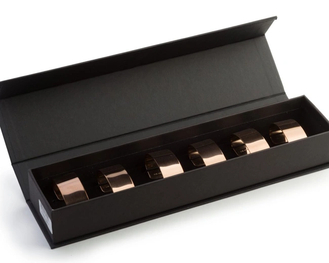 NAPKIN HOLDERS Набор держателей для салфеток 6 шт, цвет медь, сталь 18/10 (цена за набор)