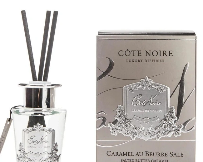 CARAMEL AU BEURRE SALEДиффузор, серебряный декор, 90 мл, 17х10,5х10,5 см