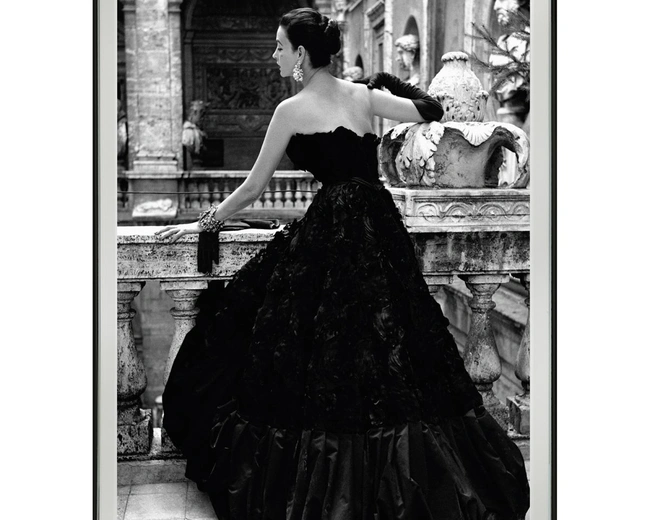 BLACK EVENING DRESSПостер 70х100