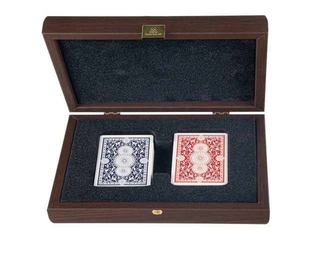 CARDSКарты игральные, отделка корпуса эко-кожа, цвет карамельный, 24х17 см CARDSКарты игральные, отделка корпуса эко-кожа, цвет карамельный, 24х17 см