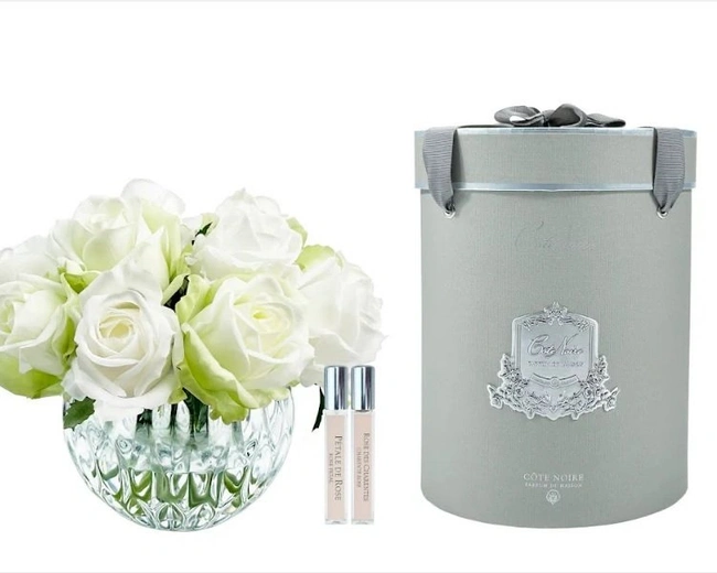 ROSE BUD BOUQUET Букет из бутонов роз, зеленый и белый, 2 спрея по 10 мл