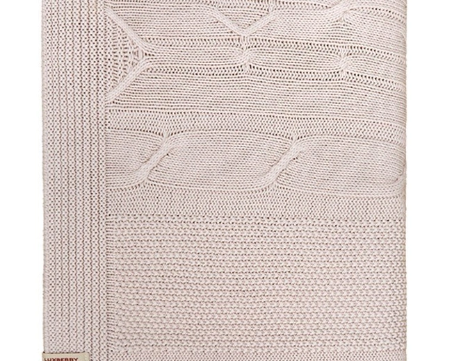 Плед "LUX 40" Хлопок 100%, р-р: 220 x 240см, цвет: пудра тон 01 Плед "LUX 40" Хлопок 100%, р-р: 220 x 240см, цвет: пудра тон 01