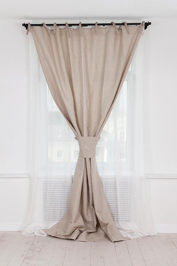 Штора на зав.с подхватом "GARDEN",  р-р: 180х300, экрю