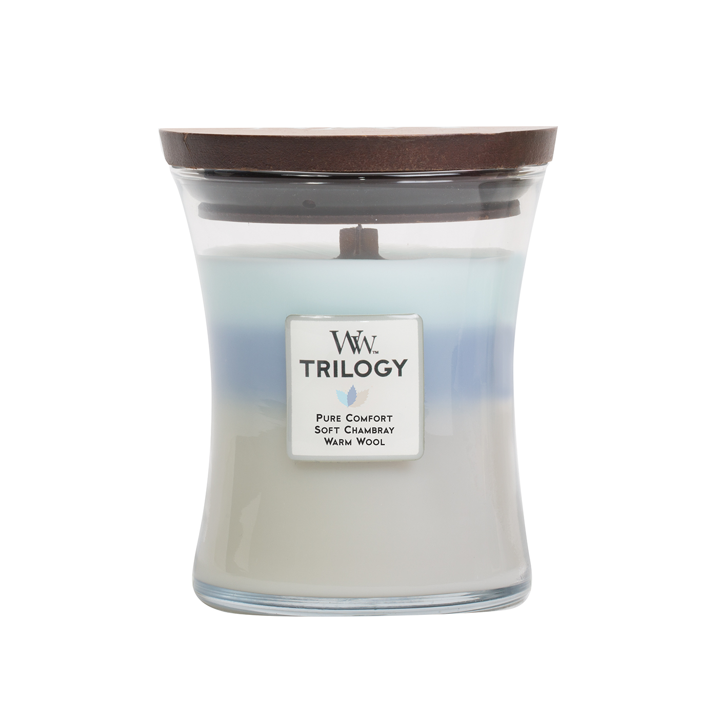 Аромасвеча средняя. Уютная ткань/Woven Comforts