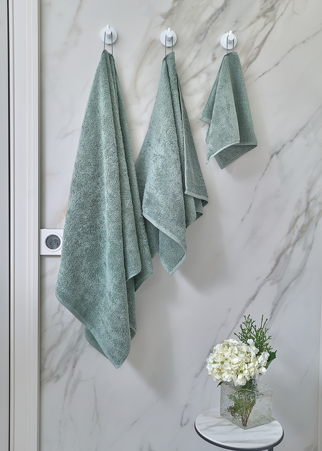 Полотенце  "TEDDY"  , цвет: голубая ель