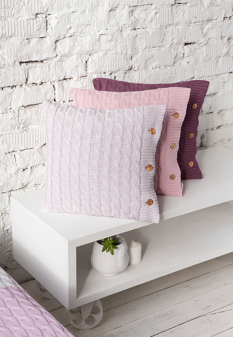 Наволочка декоративная "LUX 22", черничный мусс