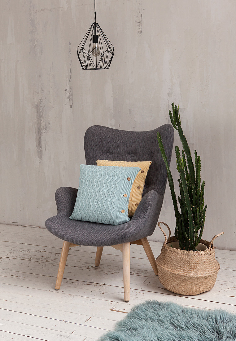 Наволочка декоративная "LUX 58", бирюзовый