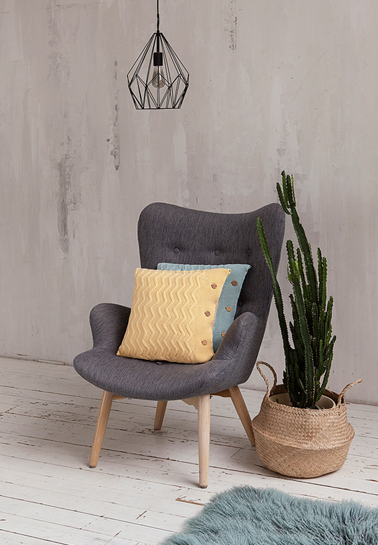 Наволочка декоративная "LUX 58",  банановый