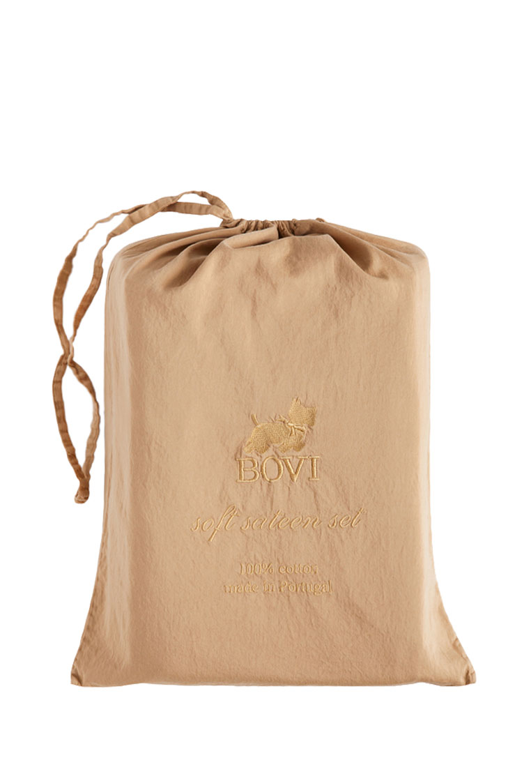 Пододеяльник "SOFT SATEEN",  100% софт сатин, золотой вид 4