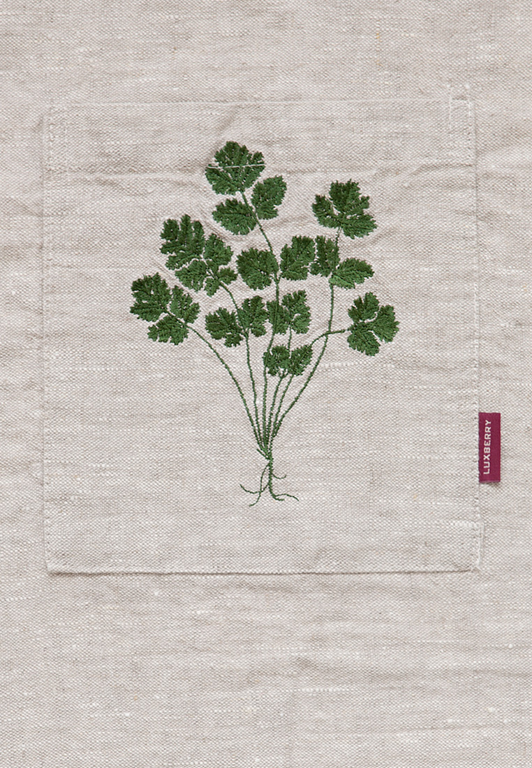 Фартук с вышивкой "КИНЗА" , цвет: натуральный вид 4