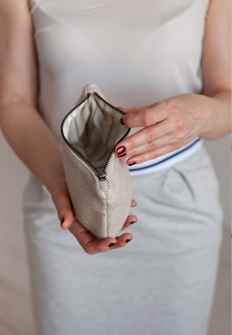 Косметичка на молнии ECO CITY, натуральный вид 2