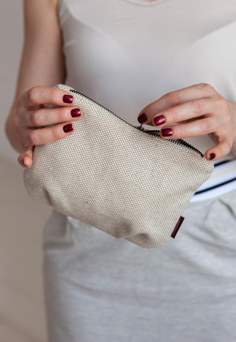 Косметичка на молнии ECO CITY, натуральный вид 3