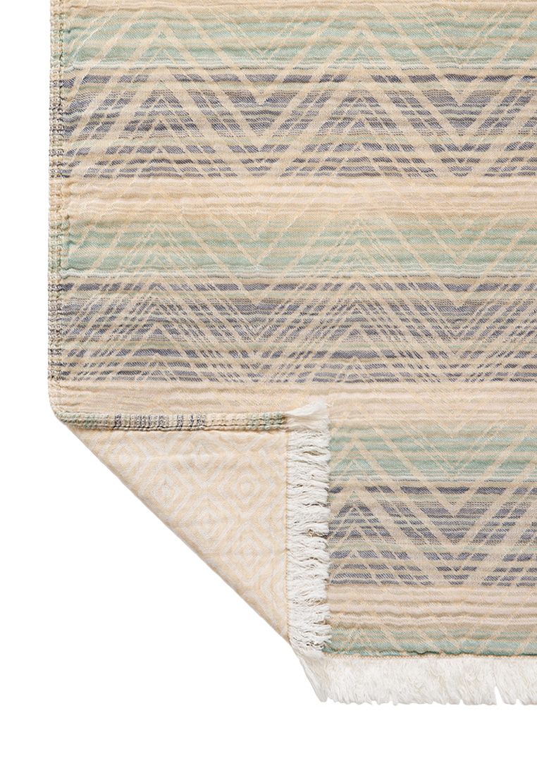 Покрывало "BALI",  голубой/синий/песочный вид 3