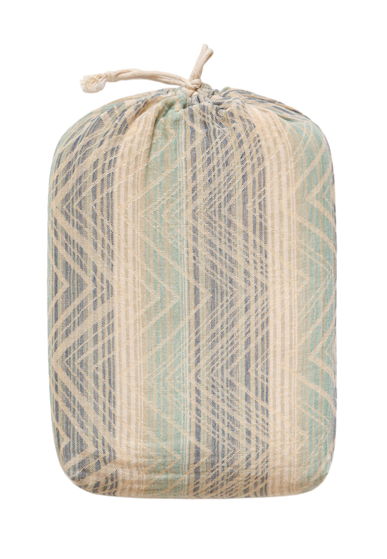 Покрывало "BALI",  голубой/синий/песочный