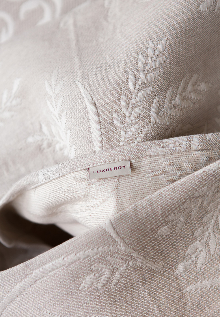 Покрывало + 2 наволочки "SENCHA", натуральный/белый вид 5