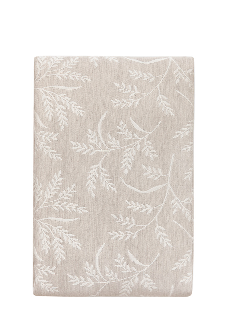 Покрывало + 2 наволочки "SENCHA", натуральный/белый