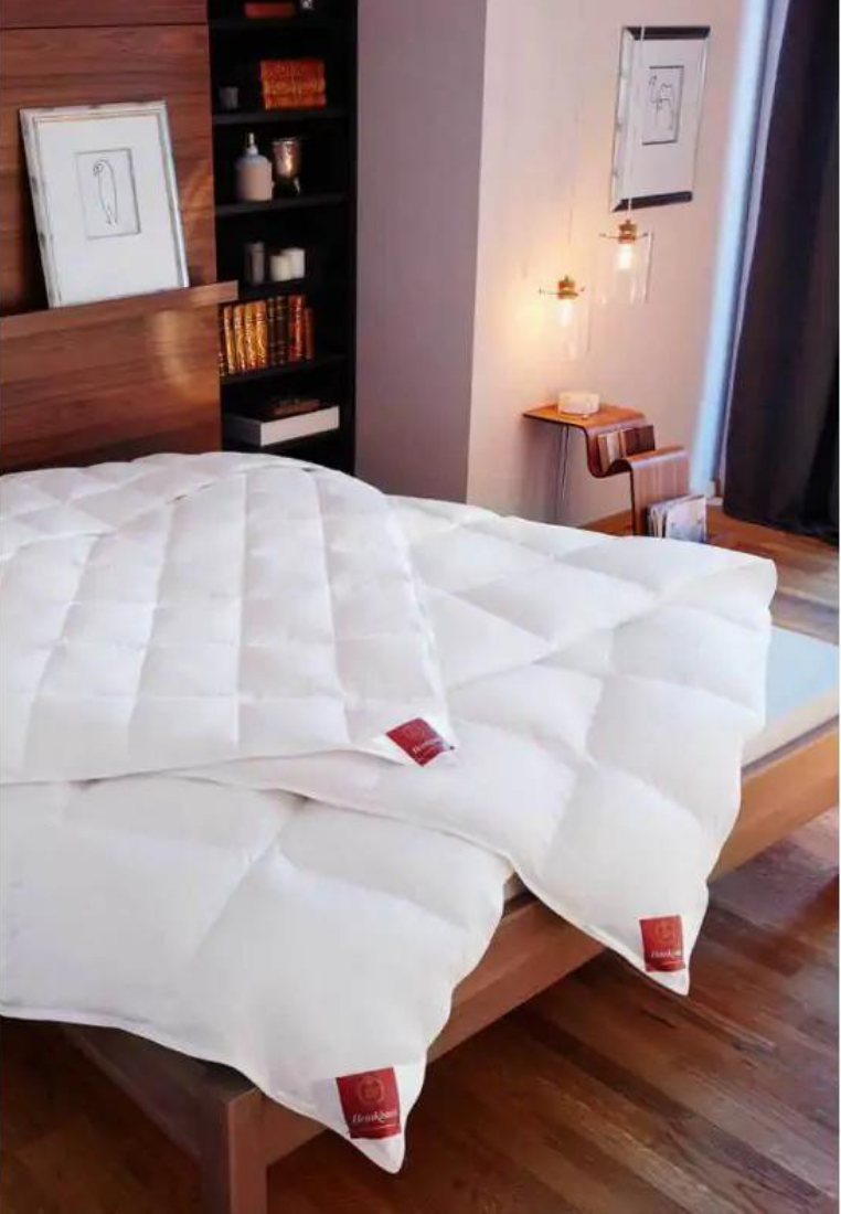 Одеяло "Карат"  100% новый белый мазурийский гусиный пух высшего качества, лето, Brinkhaus, Германия