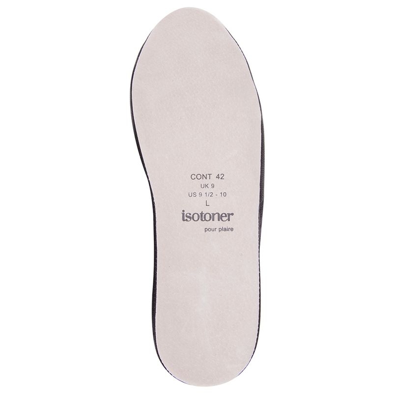 IS 96607 Тапочки на кожаной подошве черные вид 3