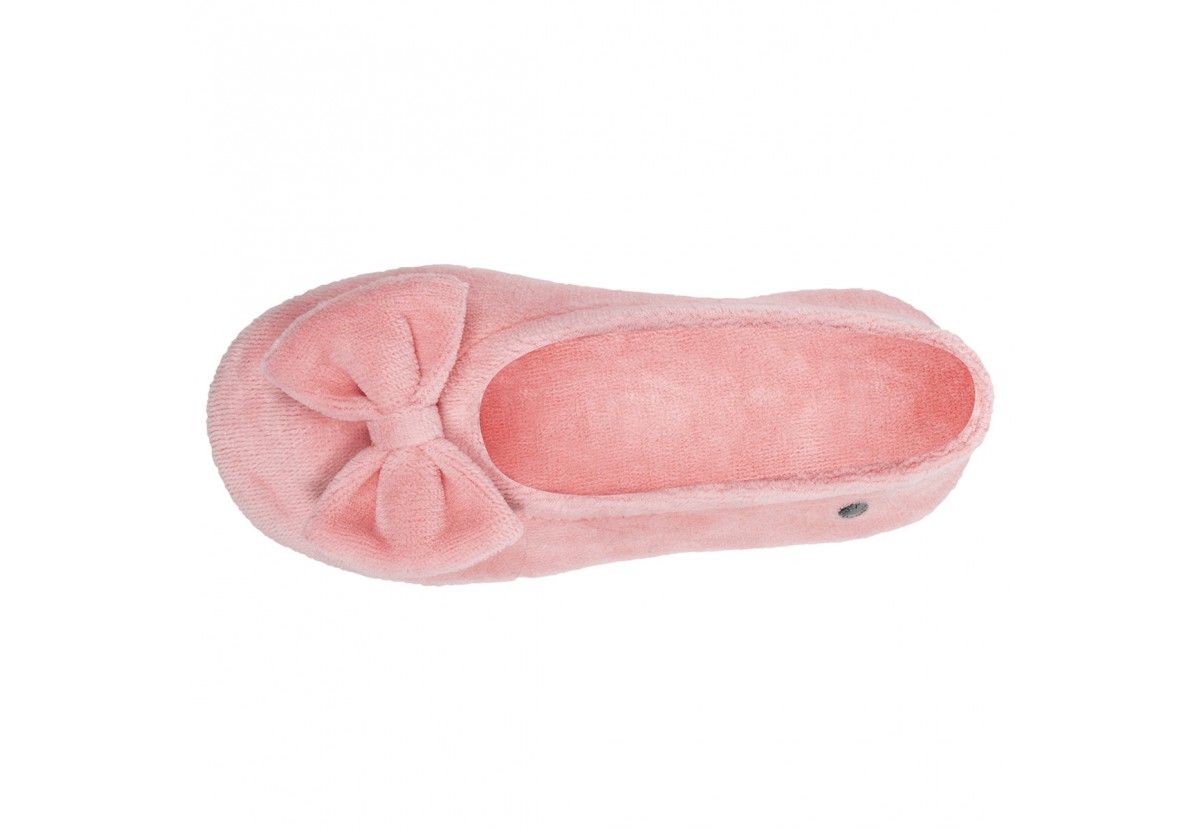 IS 99338 Балеринки для девочки на кожаной подошве Велюр Коралл/Corail вид 3