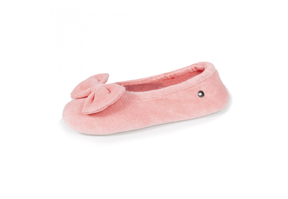 IS 99338 Балеринки для девочки на кожаной подошве Велюр Коралл/Corail