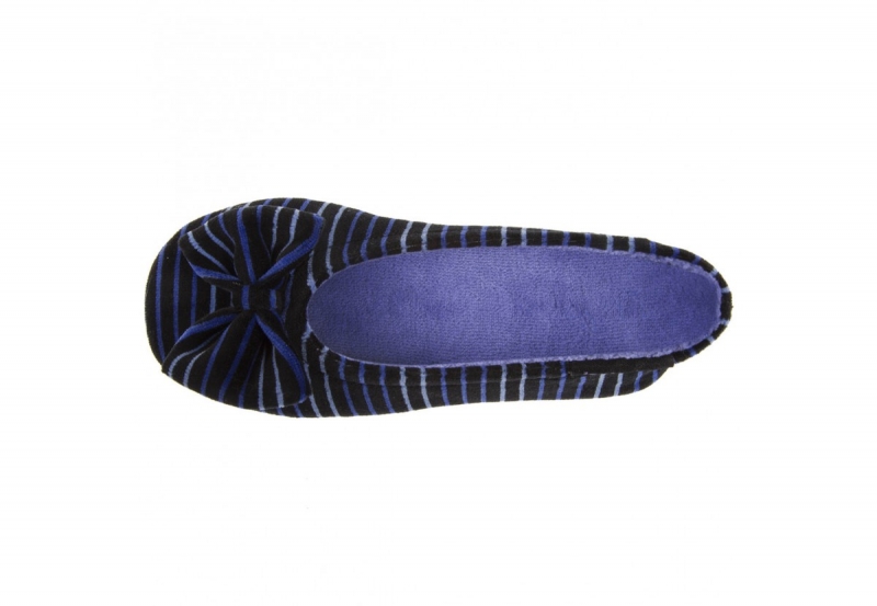 IS99338 Балеринки дxдевочки на кожаной подошве Велюр Полоска/Rayres вид 3