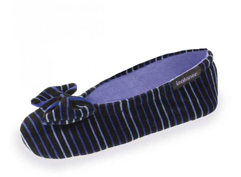 IS99338 Балеринки дxдевочки на кожаной подошве Велюр Полоска/Rayres