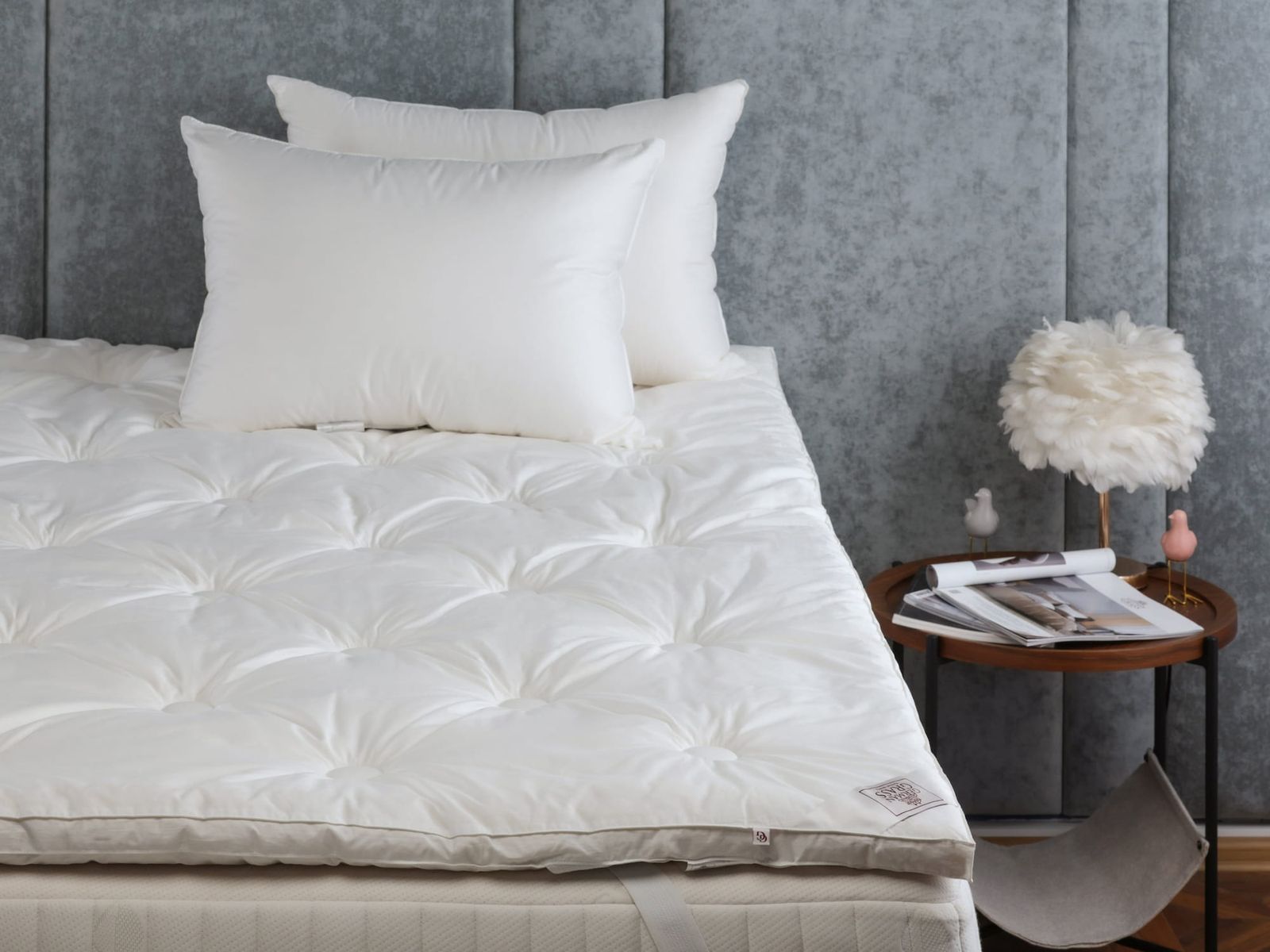 Наматрасник - топпер TOPPER SILK GRASS всесезонный 200x200 вид 3