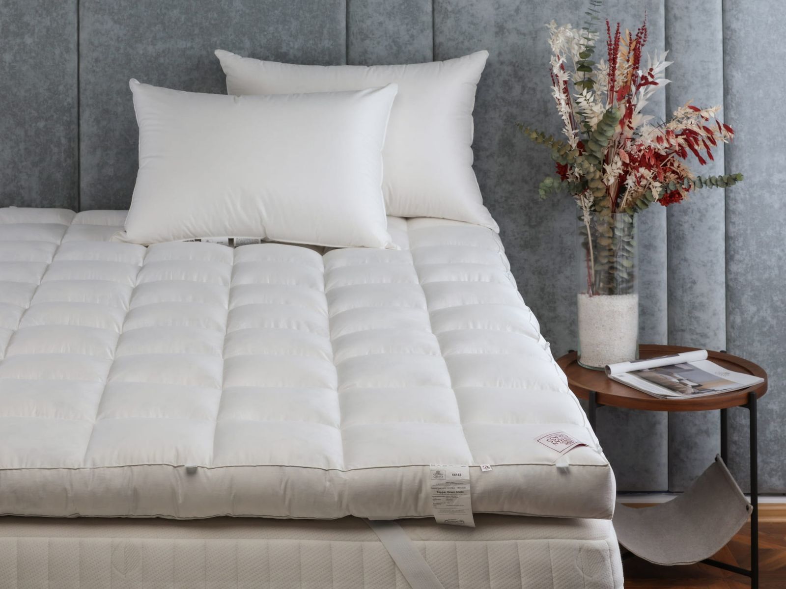 Перина полупуховая DOUBLE COMFORT GRASS 180x200 с бортиком 10 см вид 3