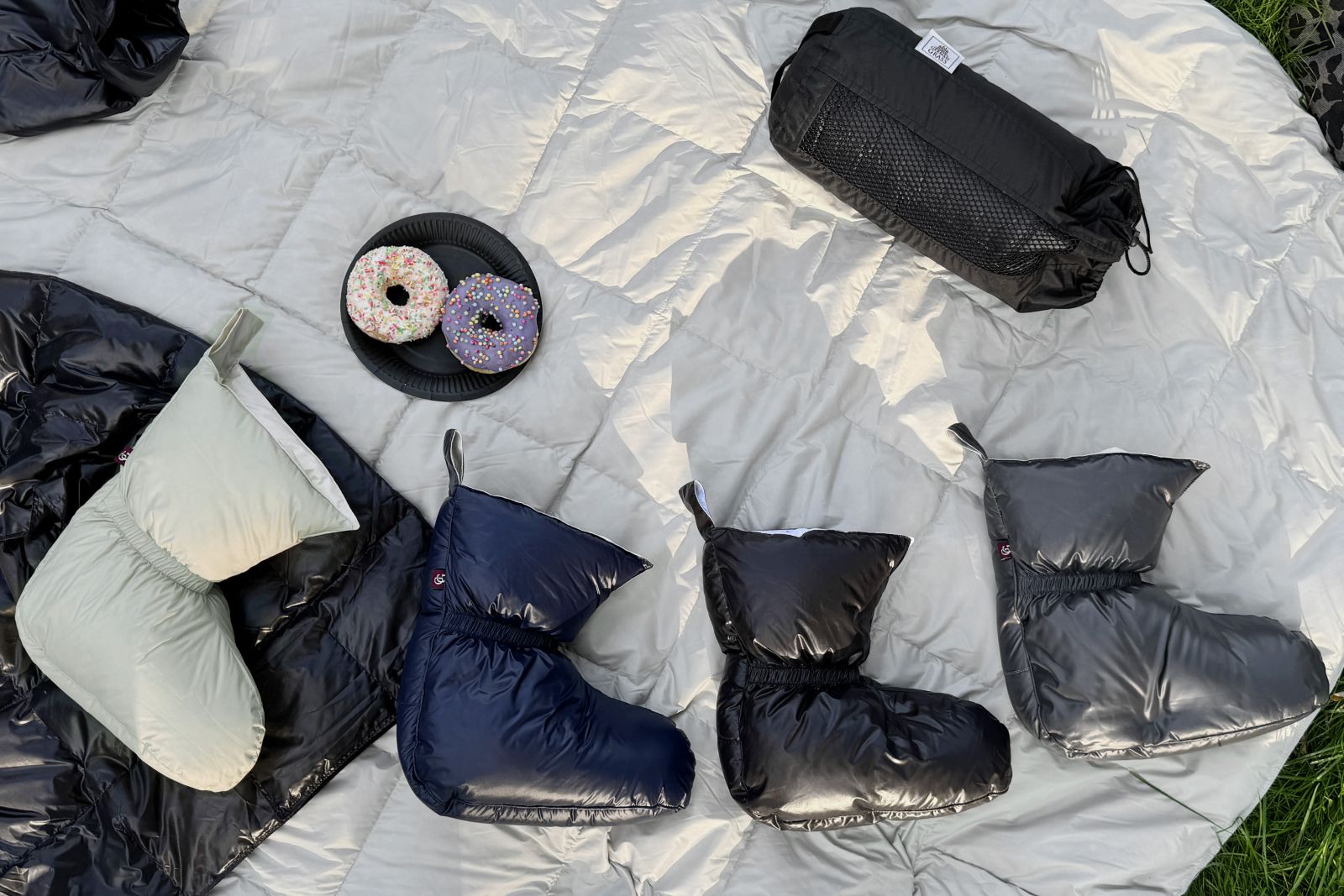 Сапожки-носочки пуховые Comfort Socks Travel Grass Grey 36-39 р. вид 4