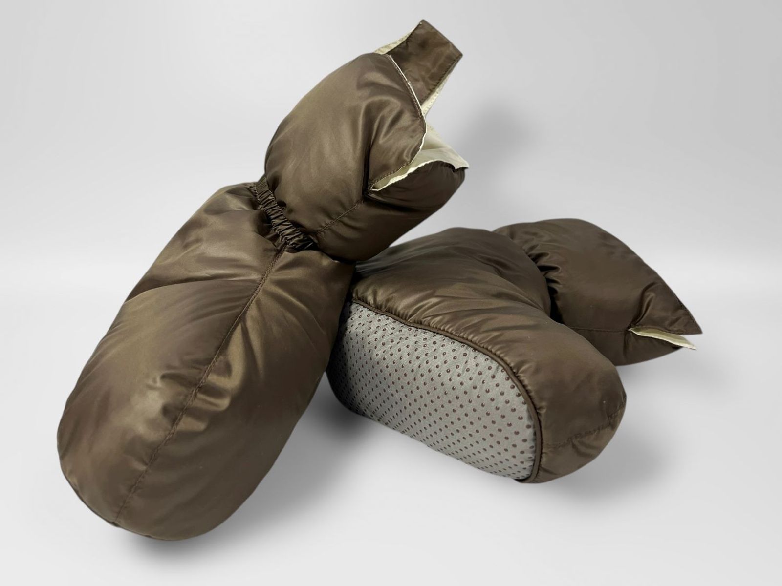 Сапожки-носочки пуховые Comfort Socks Travel Grass Milk Chocolate 40-45 р. вид 7