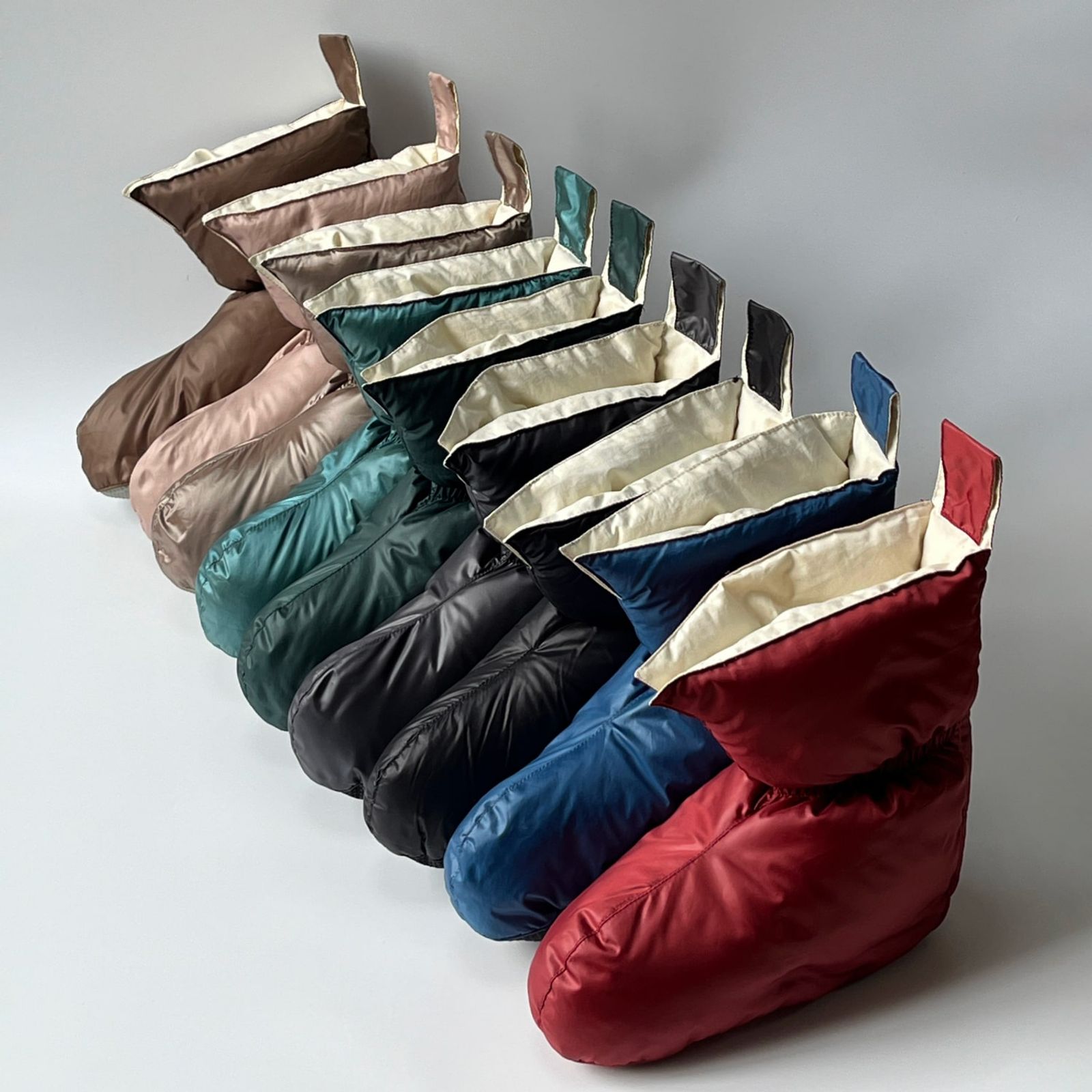 Сапожки-носочки пуховые Comfort Socks Travel Grass BEIGE 40-45 р. вид 9