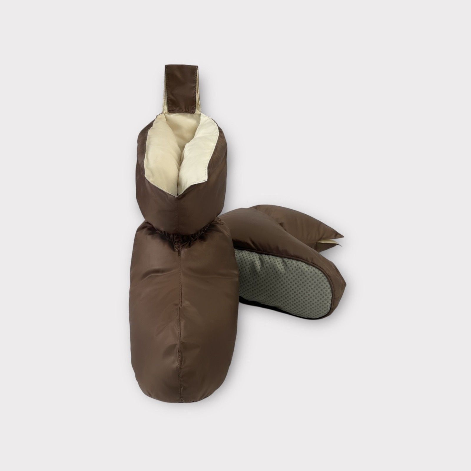 Сапожки-носочки пуховые Comfort Socks Travel Grass BEIGE 36-39 р. вид 4