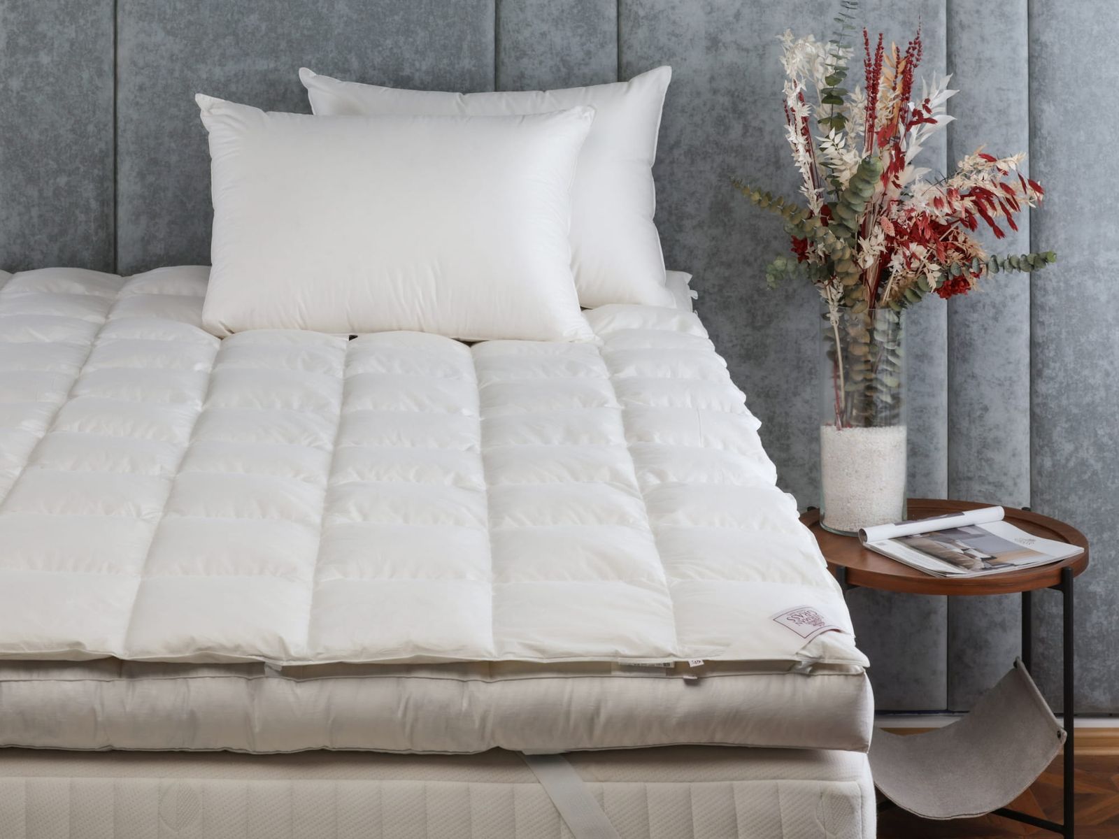 Комплект пуховый топпер-перина DOUBLE COMFORT GRASS 180x200 вид 3