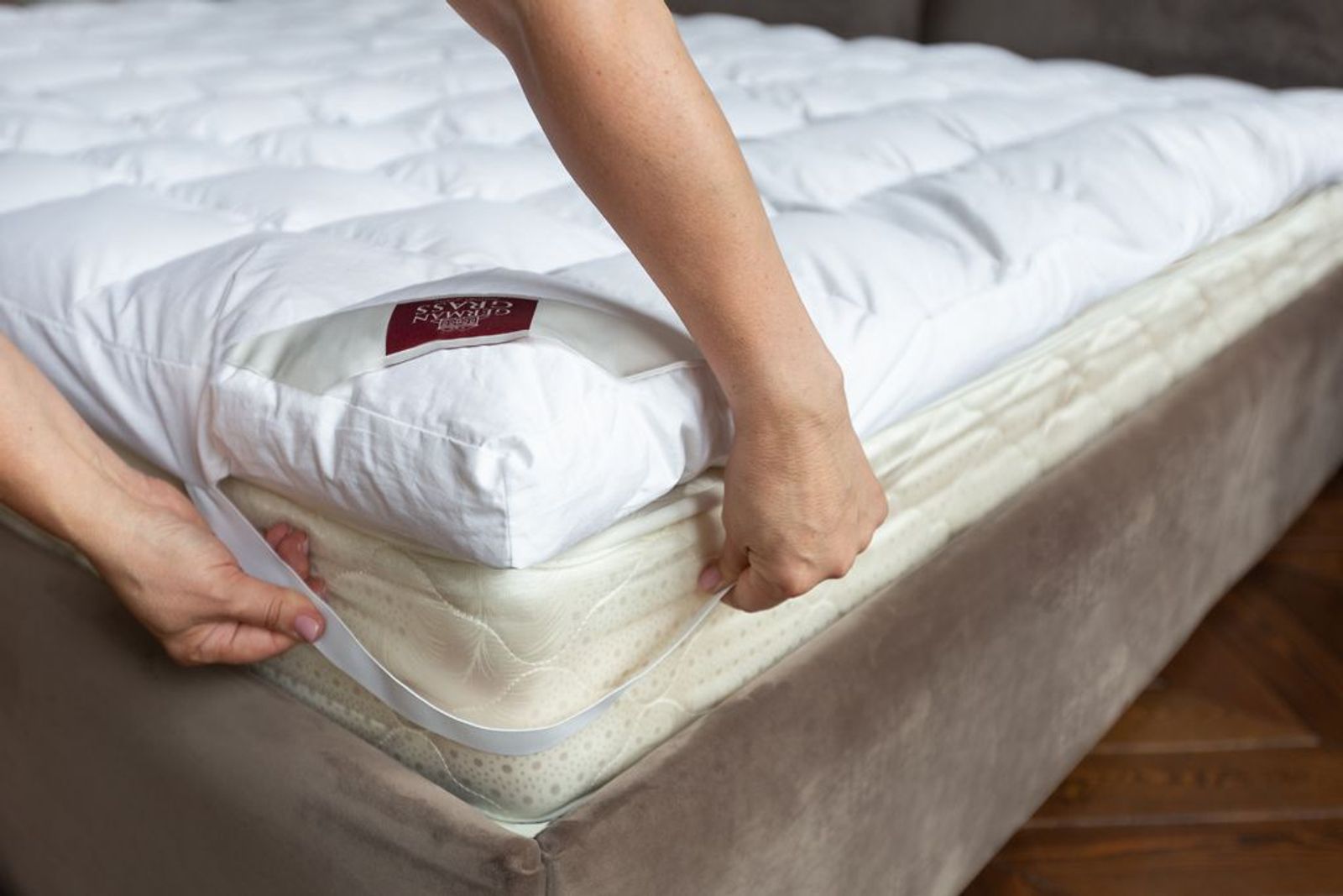 Наматрасник - топпер TOPPER WOOL GRASS теплый 90х200 вид 3