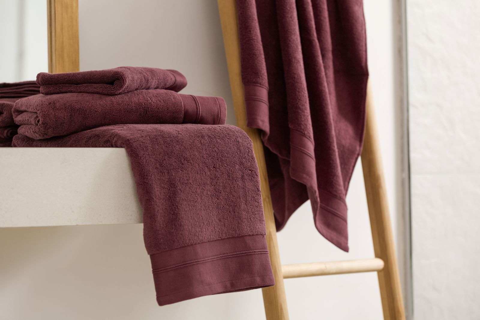 Комплект полотенец махровых Wine Balance Grass 40х70,70х140 (2шт) вид 2