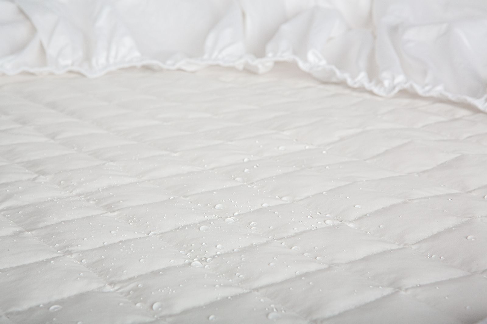 Наматрасник MATTRESS COTTON DRYSOFT GRASS непромокаемый с юбкой 140x200х40 вид 10