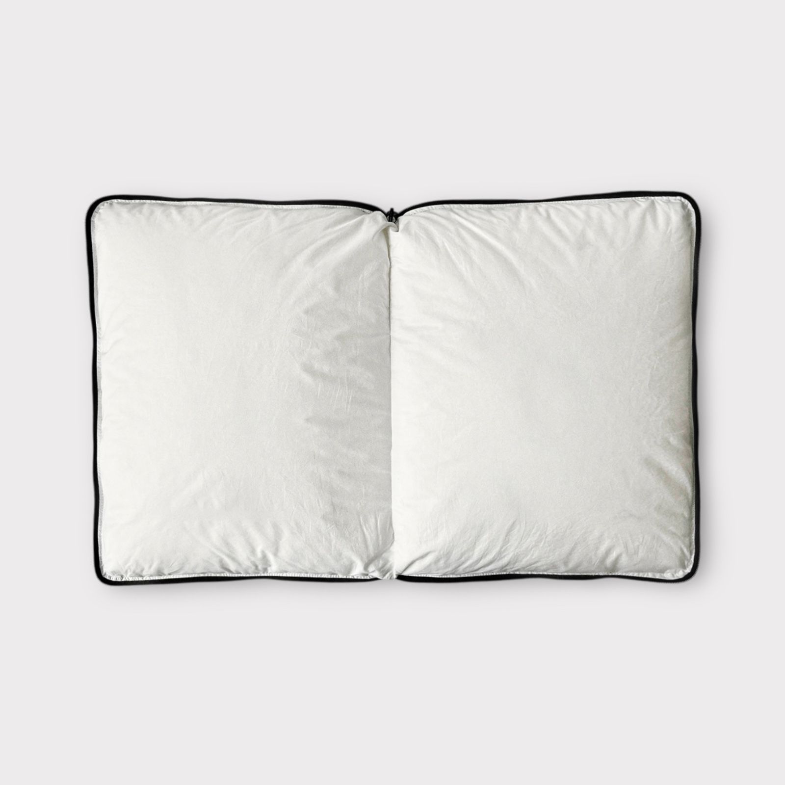 Дорожная подушка-трансформер с пуховым наполнителем Travel Pillow Grass Black 33х45 вид 8