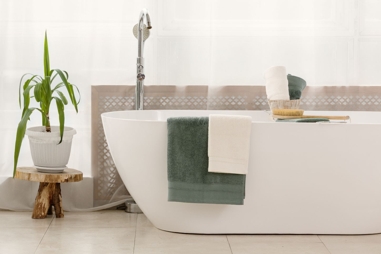 Полотенце махровое Olive Balance Grass 40х70 вид 3