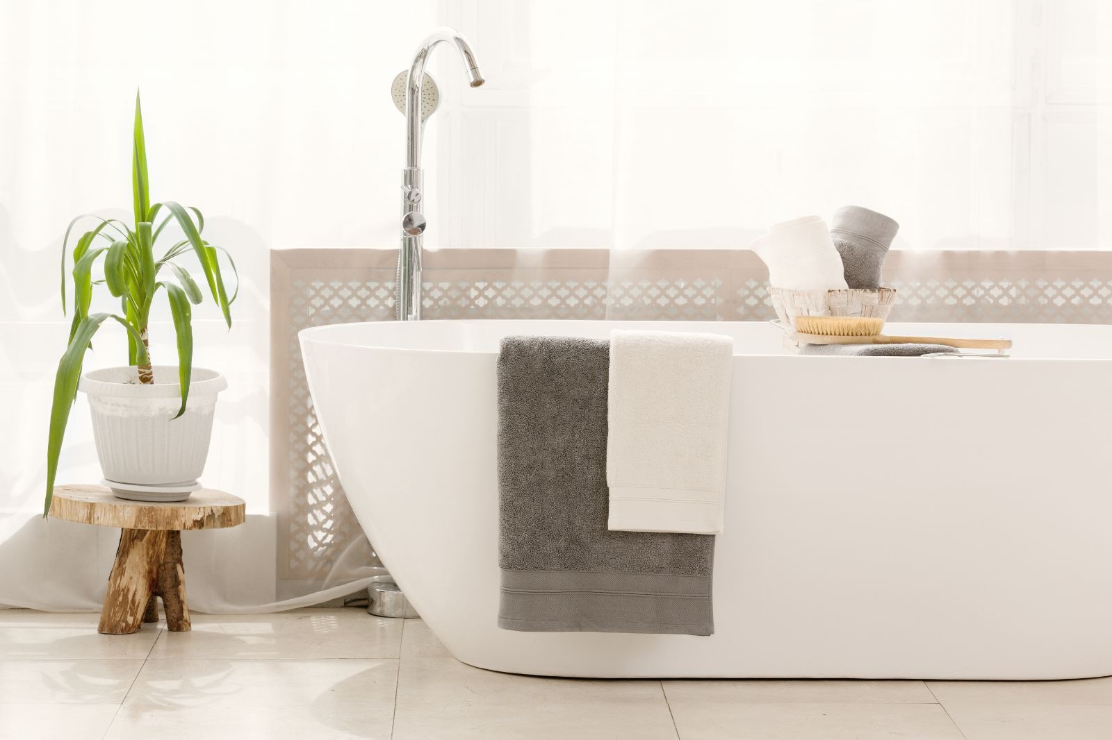 Полотенце махровое Grey Balance Grass 70х140 вид 3