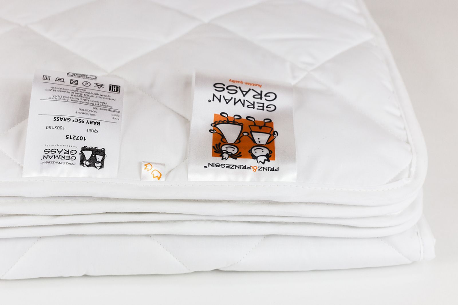 Набор BABY 95°C GRASS всесезонное - подушка 40х60/одеяло100х150/наматрасник 60х120 вид 6