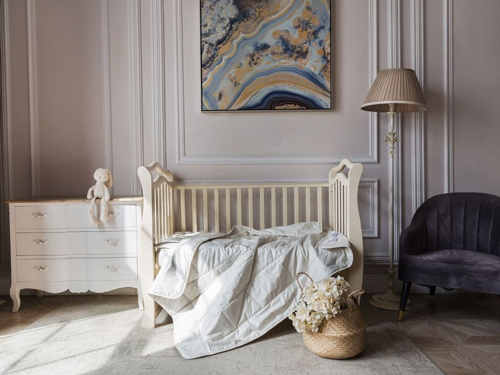 Набор BABY ORGANIC LINEN GRASS - подушка 40x60 /одеяло 100x135