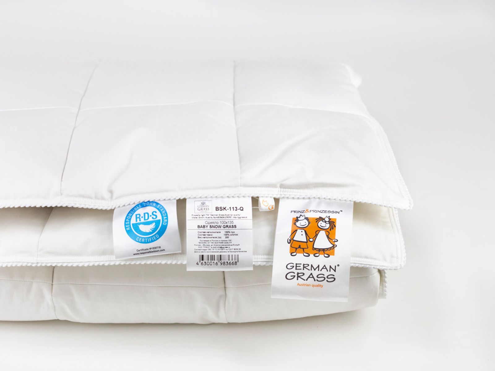 Набор BABY SNOW GRASS - подушка40х60/одеяло100х150 вид 7