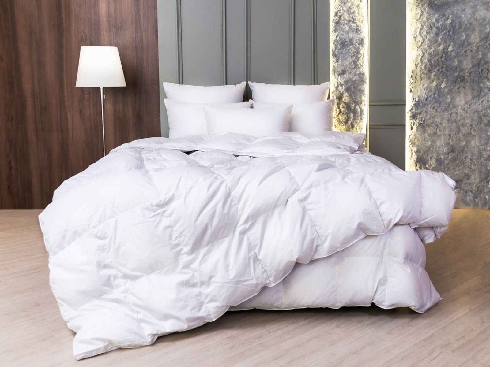 Одеяло WHITE FAMILIE DOWN теплое с бортиком 140x205 вид 2