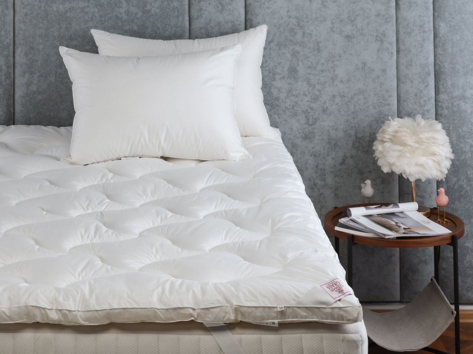 Наматрасник - топпер TOPPER TENCEL GRASS всесезонный 200x200 вид 3