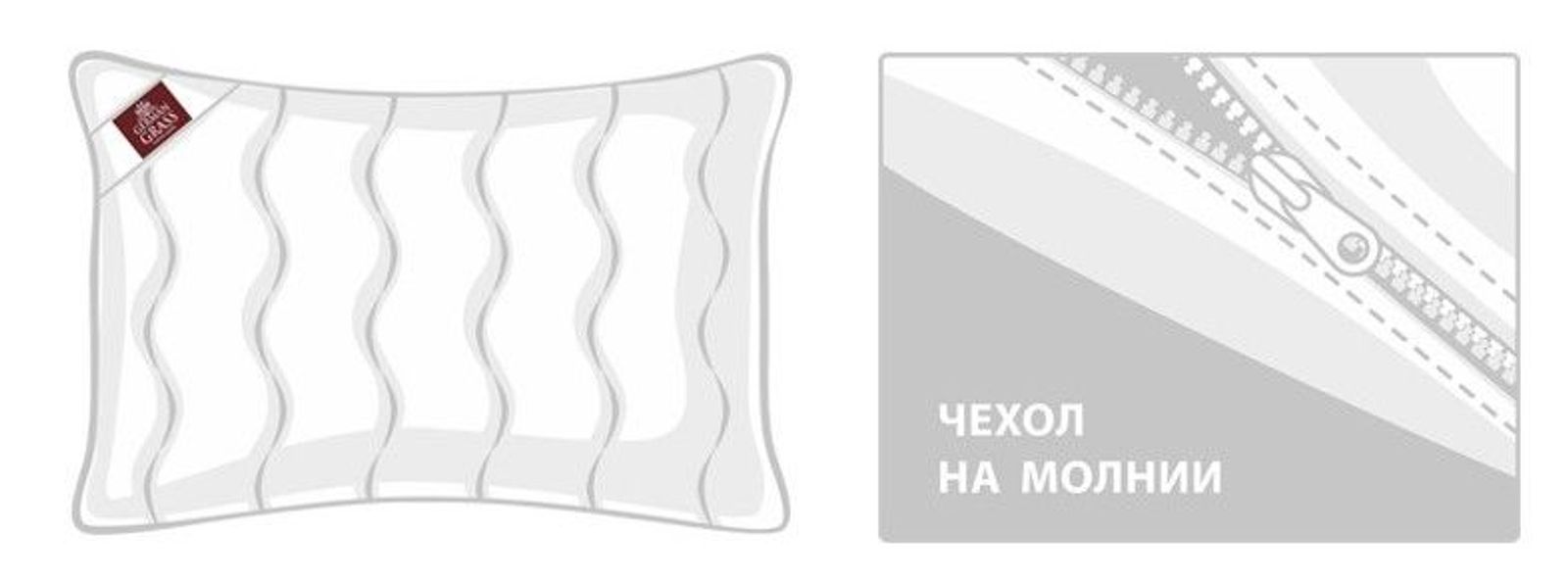 Подушка 60°C STOP ALLERGY регулируемая 40х60 вид 8