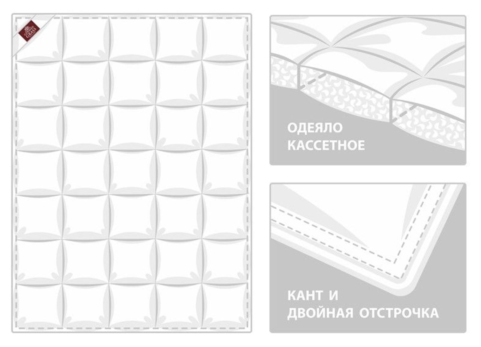 Одеяло KINDER SNOW GRASS всесезонное 150x200 вид 7