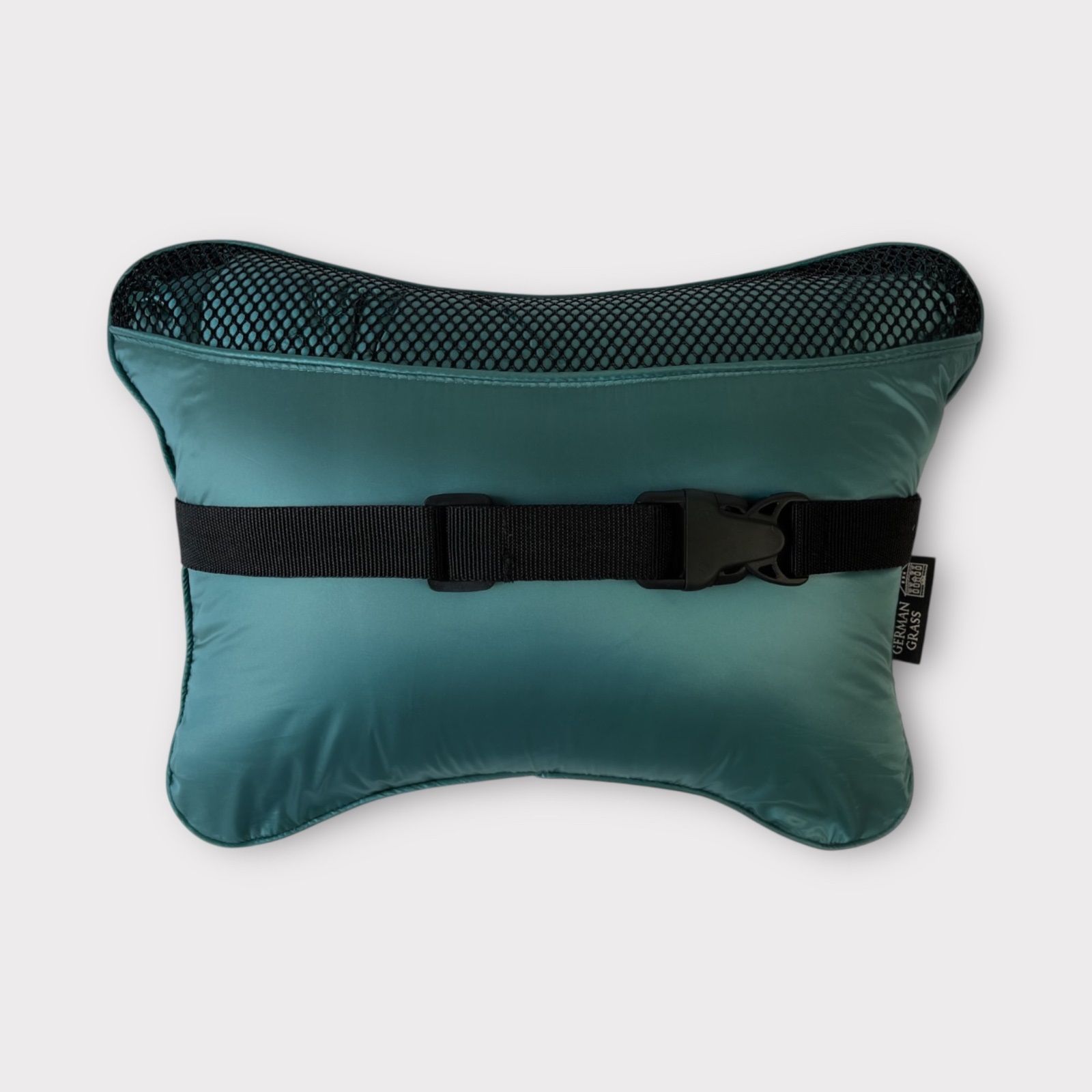Дорожный плед-пончо пуховый Travel Cape Plaid Grass Aqua 130x170 вид 9